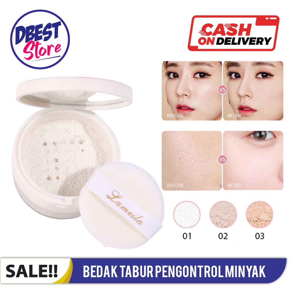 LAMEILA 3050 BEAUTY SETTING POWDER BEDAK TABUR LONG LASTING &amp; OIL CONTROL