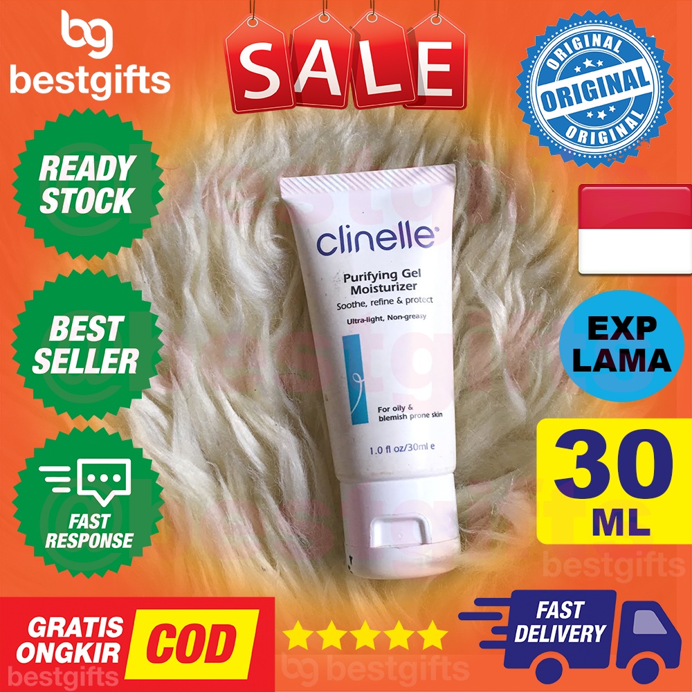 CLINELLE PURIFYING GEL MOISTURIZER GEL PELEMBAB WAJAH BERMINYAK DAN JERAWAT 30 ML