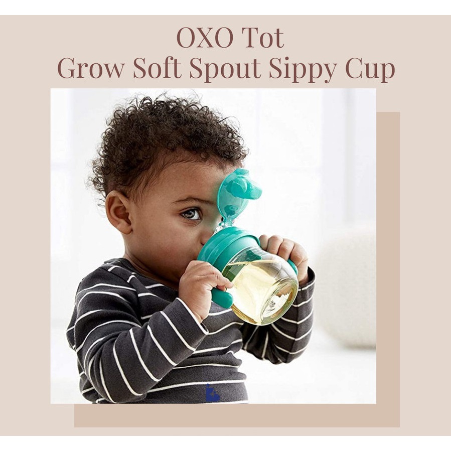 OXO Tot Grow Soft Spout Cup with Removable Handles