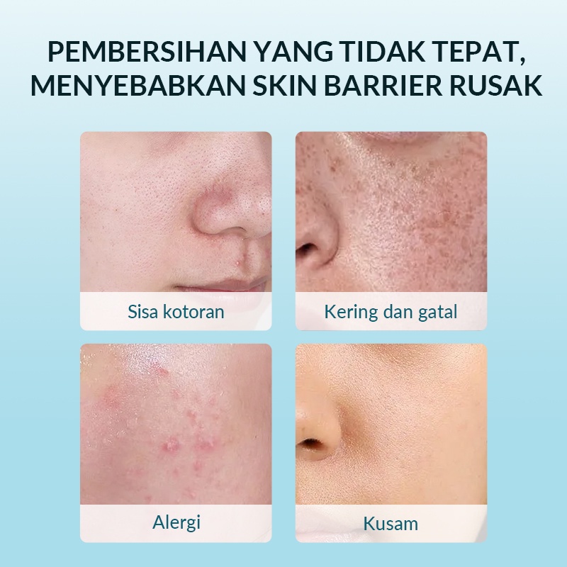 Bioaqua 7X Ceramide Skin Barrier Repair Moisturize Cleanser 100g | Sabun Cuci Muka