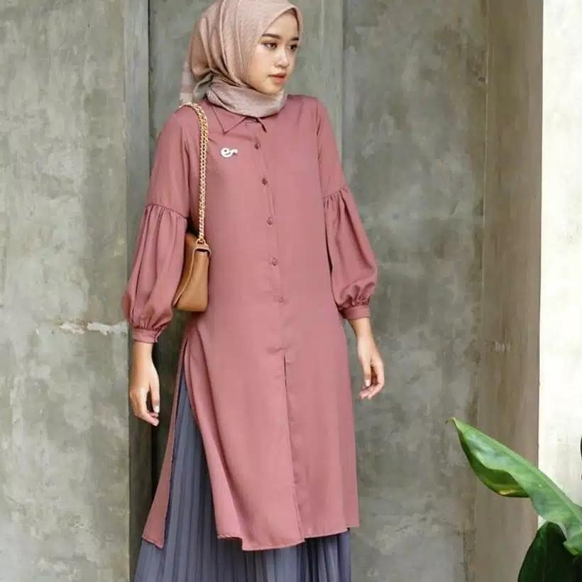 Hot Sale ⭐Dianara Tunik / tunik jumbo / pakaian wanita / tunik terbaru / size L XL