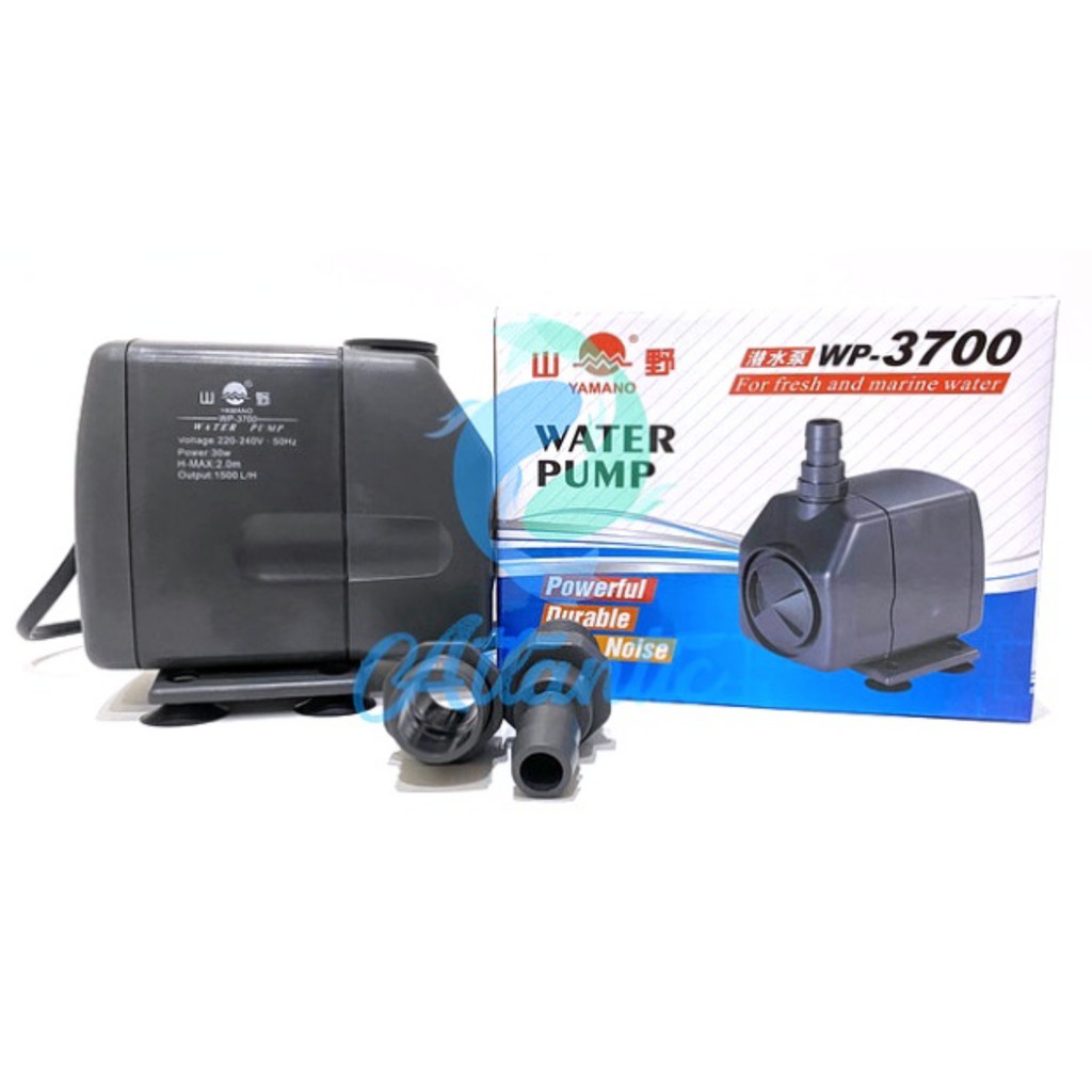 YAMANO WP 3700 WP-3700 Pompa Air Celup Pompa Kolam Aquarium Hidroponik