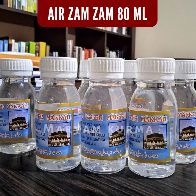 Jual Air Zam Zam Botol 80 Ml Asli Original Medan Air Zamzam Shopee