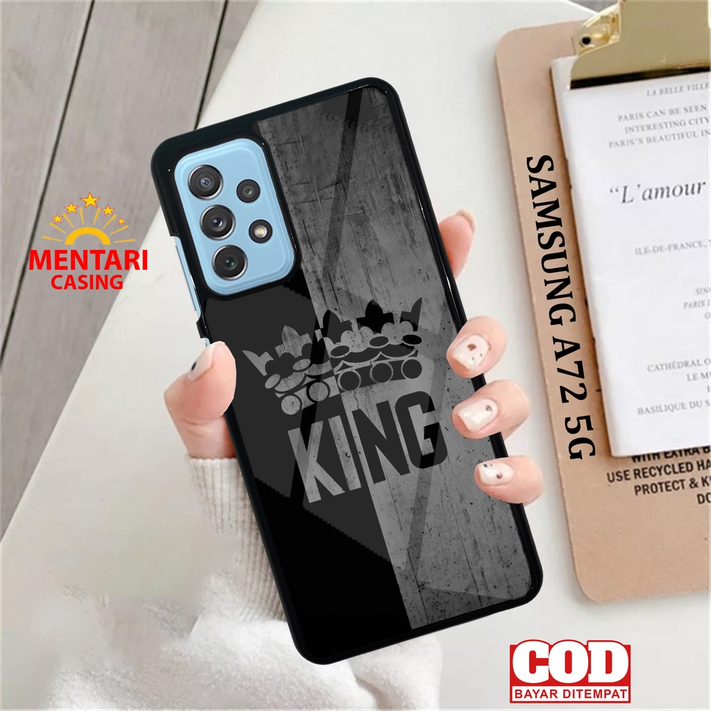 Case SAMSUNG A72 5G CASING SAMSUNG A72 5G [ KING ] Mentari casing case hp kondom hp case custom case