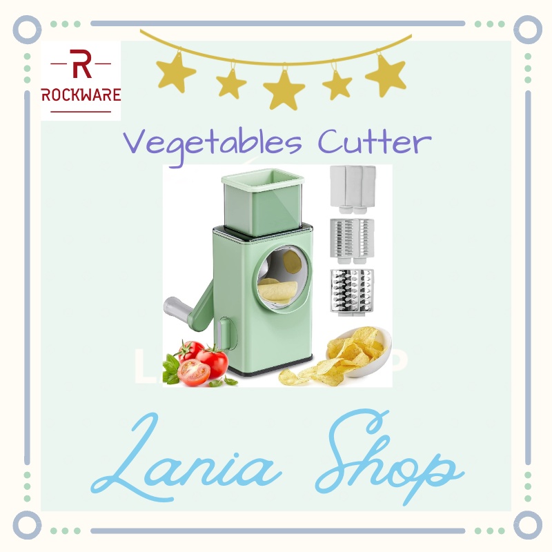 ROCKWARE Multifunctional Vegetable Cutter - Alat Potong Sayur Praktis