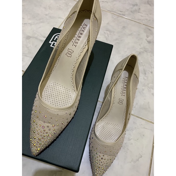 Everbest Jihane Heels Beige