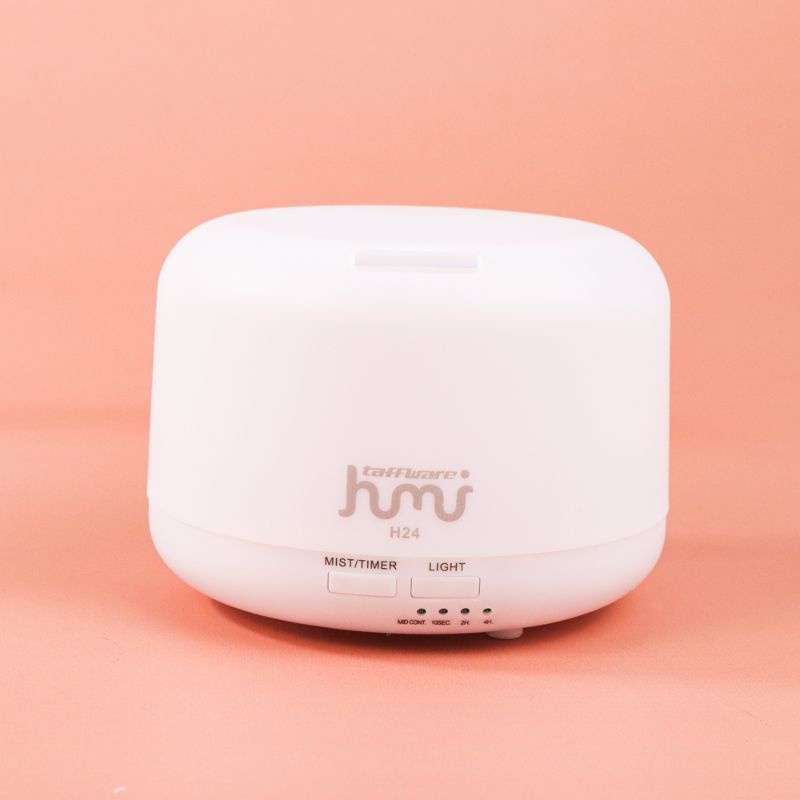 [100℅ ORIGINAL] TAFFWARE HUMIDIFIER AROMATHERAPY OIL DIFFUSER HUMIDIFIER ELEKTRIK + 7 LED + REMOTE CONTROL
