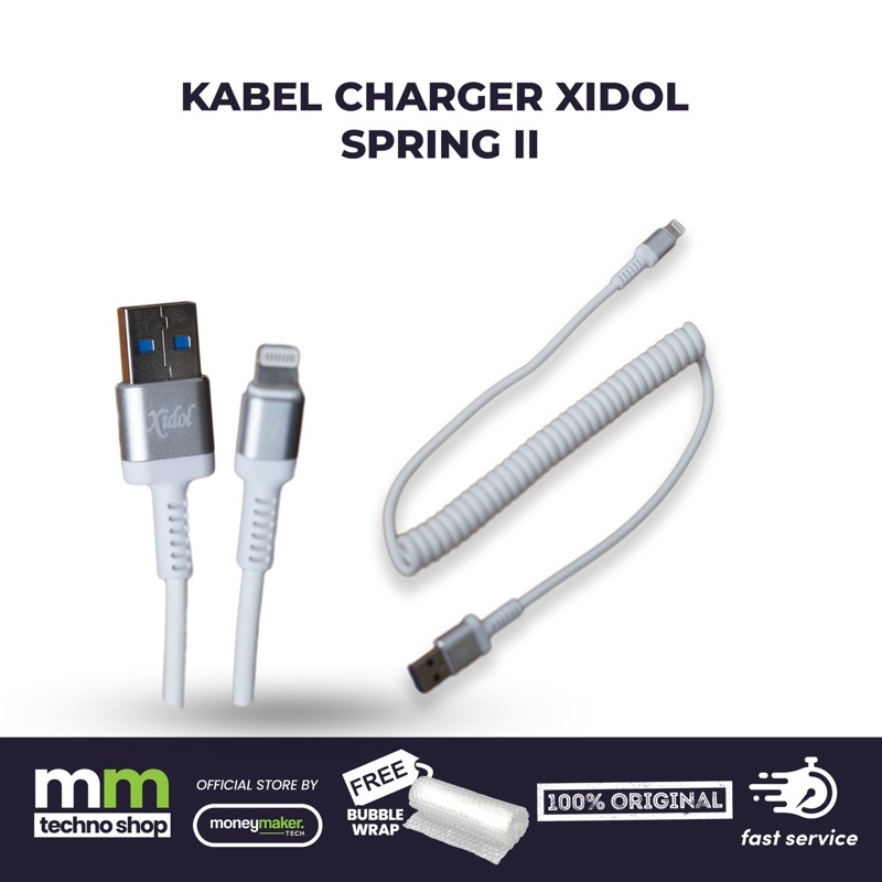USB CABLE SPRING IPHONE XIDOL