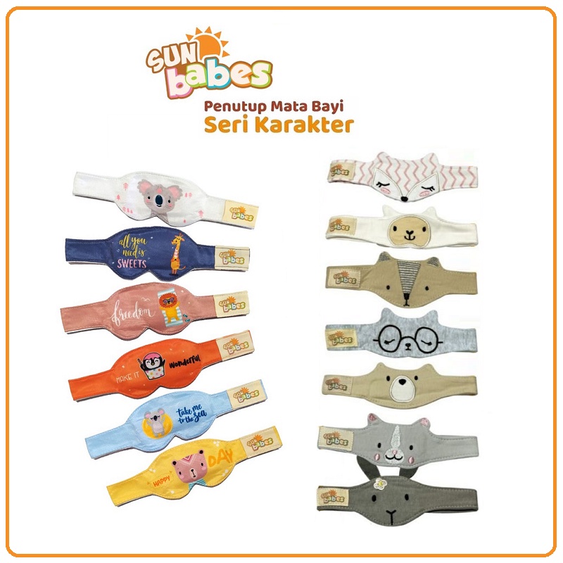 Sun Babes Washable Eye Mask | Penutup Mata Bayi