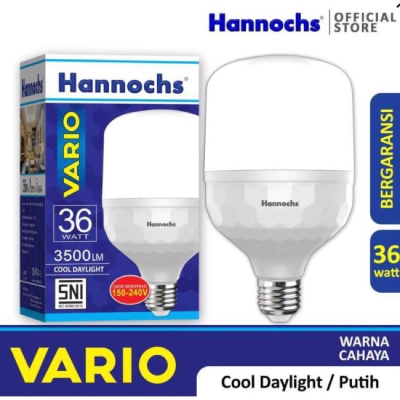 Jual Lampu LED Hannochs Vario 36w 36 Watt Capsule LED Bohlam Hanok ...