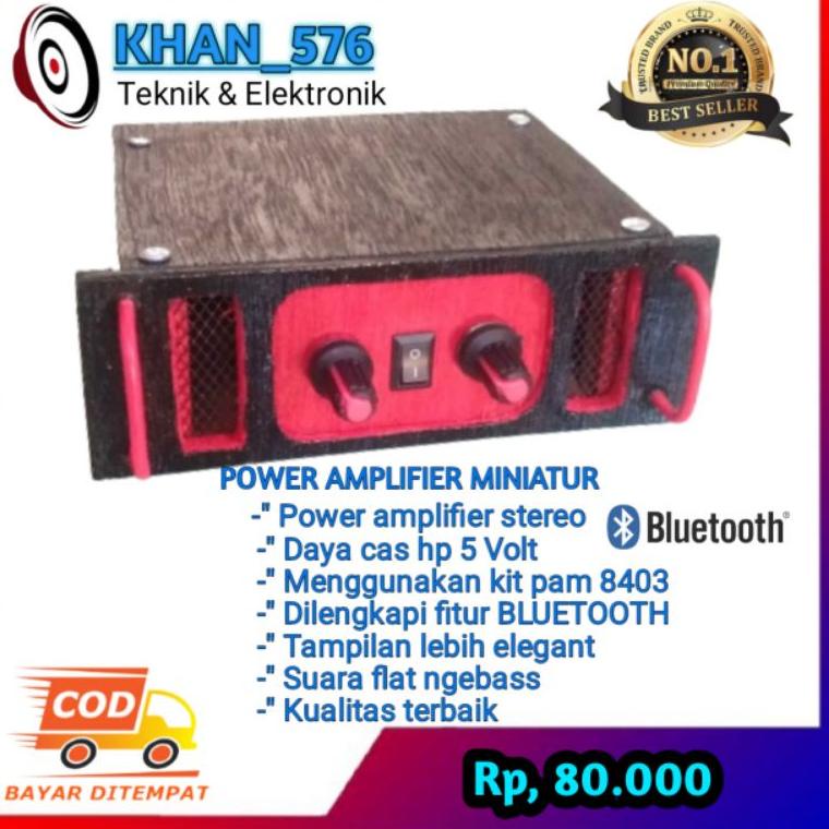 Ready Power Amplifier Miniatur kecil BLUETOOTH daya cas hp 5 volt /powerbank 5volt + BLUETOOTH / pow