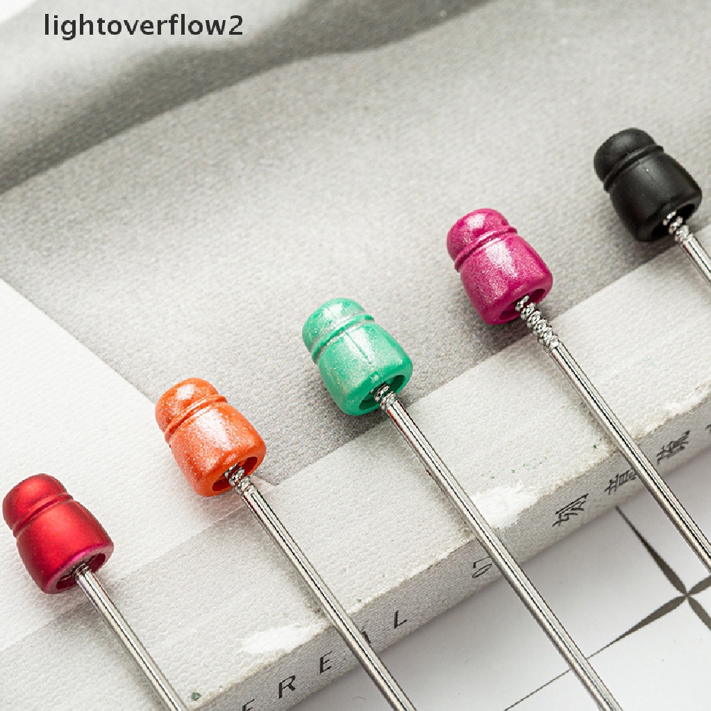 (lightoverflow2) Pulpen Dengan Manik-Manik Bahan Plastik Untuk Anak-Anak