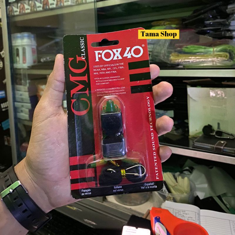 Jual Peluit Fox40 Classic Wasit Sepakbola Futsal Tukang Parkir Pramuka