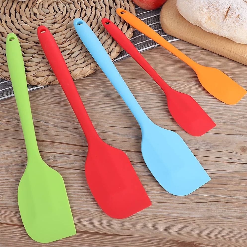 SPATULA SODET SILIKON MASAK MULTI FUNGSI TAHAN PANAS/PENGADUK ADONAN KUE/ADUKAN ADONAN / SPATULA SODET SILIKON ANTI PANAS ANTI LENGKET / SPATULA WARNA ANTI PANAS / Sudi[ Silikon Baking Adonan Mengaduk Mencampur / Peralatan Masak Murah / Utensil set