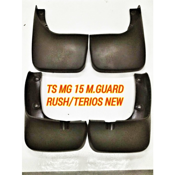 [BISA COD] Mud Guard Karpet Lumpur Daihatsu Toyota Rush New 2008 Sd 2012 Plastik / Perlengkapan Vari