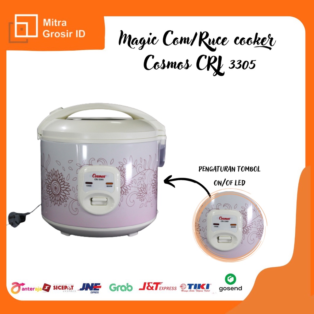 Magic Com/Rice Cooker COSMOS CRJ 3305 / Penanak Nasi