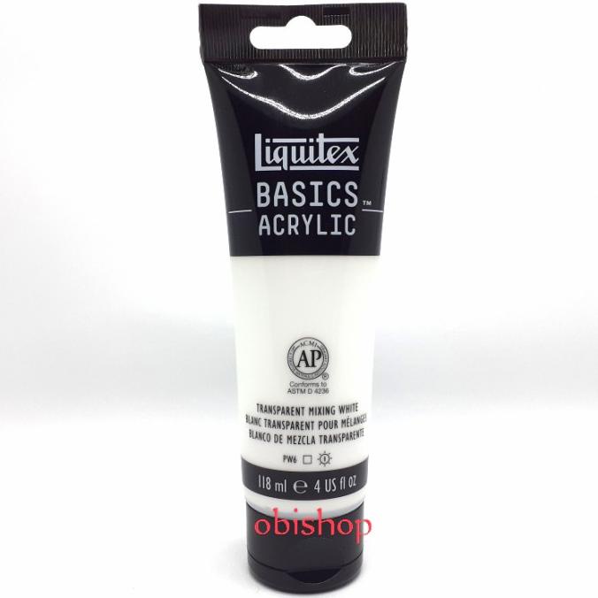 

Cat Akrilik Liquitex Basics Acrylic 118 ml Transparent Mixing White Non COD