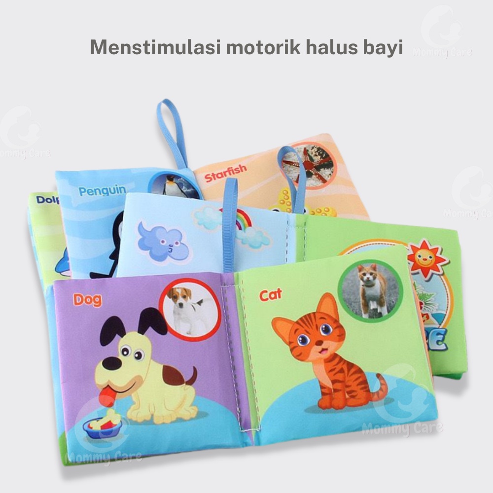 MOMMYCARE SOFTBOOK BUKU BANTAL MAINAN BAYI BUKU BAYI SOFT BOOK BUKU KAIN BUKU BANTAL EDUKATIF