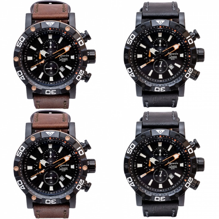 JAM TANGAN PRIA ALEXANDRE CHRISTIE AC 6412 / AC 6413 DIVING LUMIBRITE ORIGINAL GARANSI 1 TAHUN