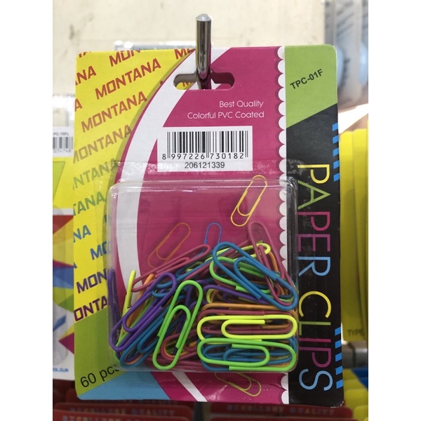 

PAPER CLIPS MONTANA TPC-01F(mm)