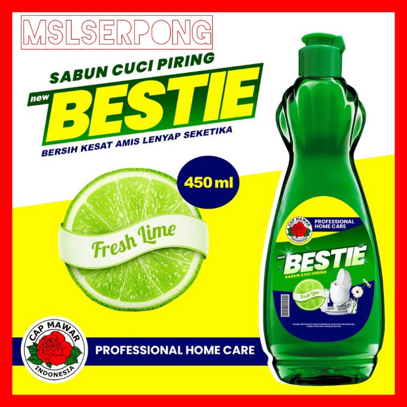 BESTIE SABUN CUCI PIRING EKONOMIS 450 ML / SABUN CUCI PIRING /  PEMBERSIH