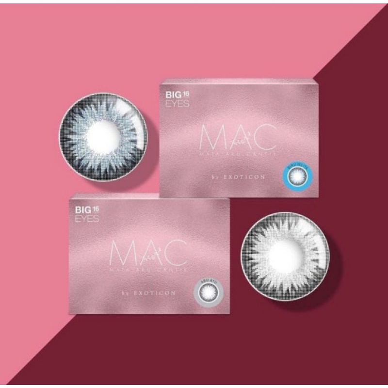 X2 Mac by Exoticon Softlens Warna Normal Sampai -3.00