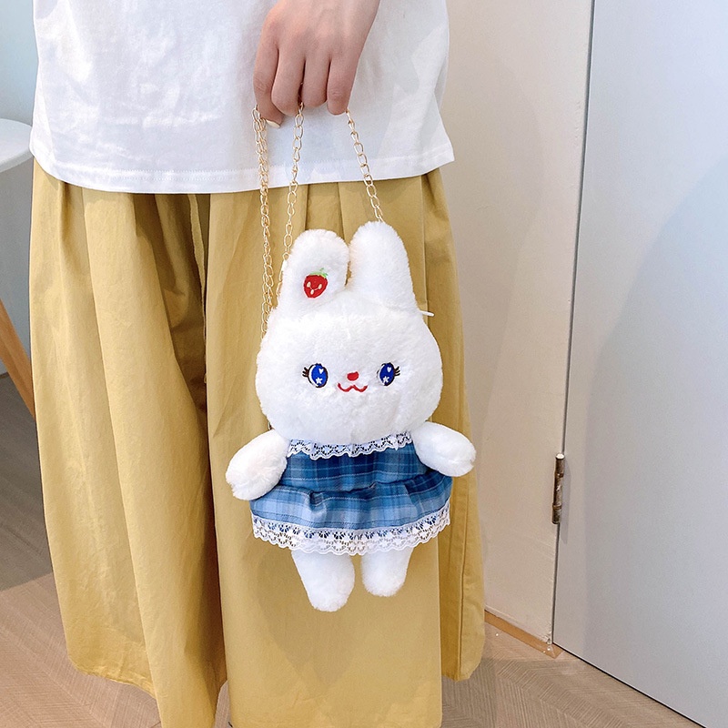 HappyOliver TINY RABBIT tas import resleting model hand bag anak perempuan