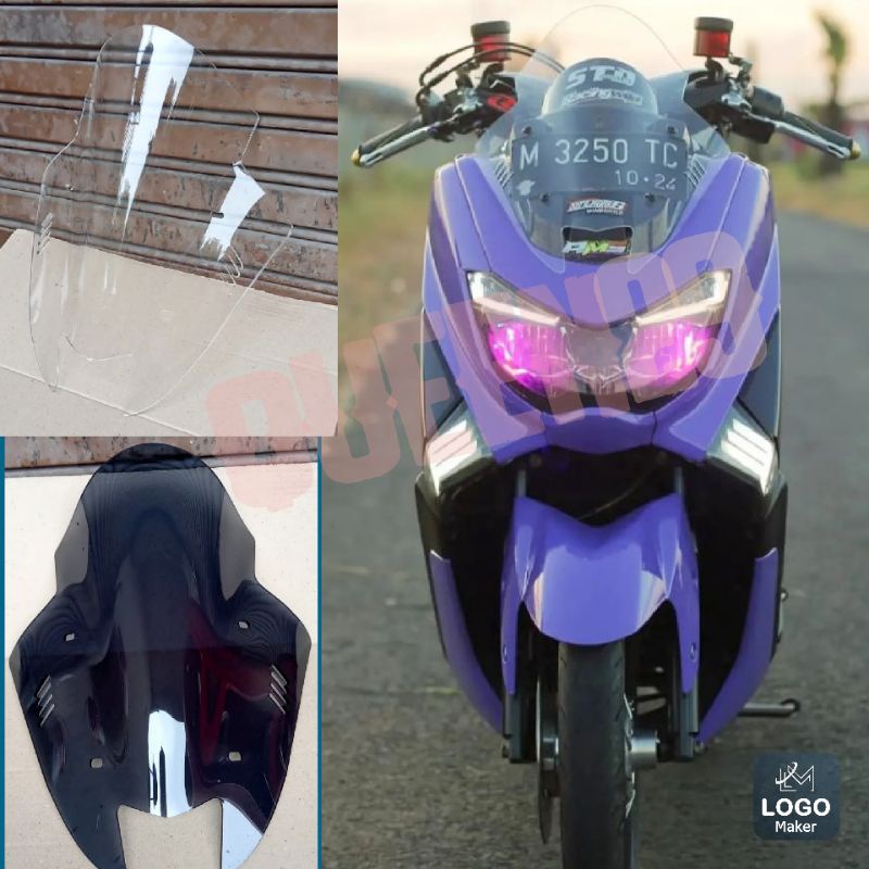 WINSHIELD NMAX OLD/NEW TDR MINI SIRIP JENONG,VISOR NMAX OLD/NEW TDR MINI SIRIP JENONG