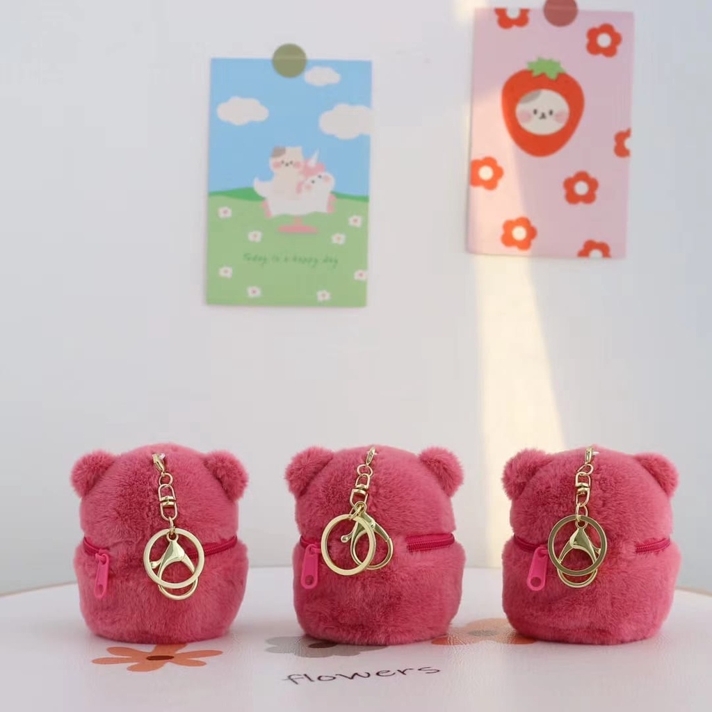 Dompet Koin Boneka Lotso bahan Plush