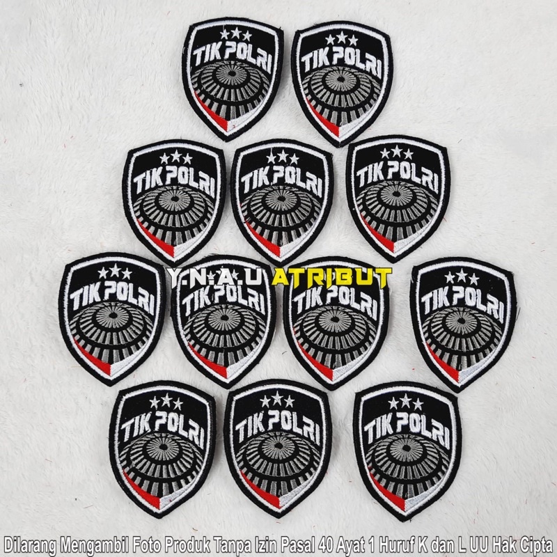 ATRIBUT PDL POLRI/ PDL BEAT LENGAN TIK POLRI