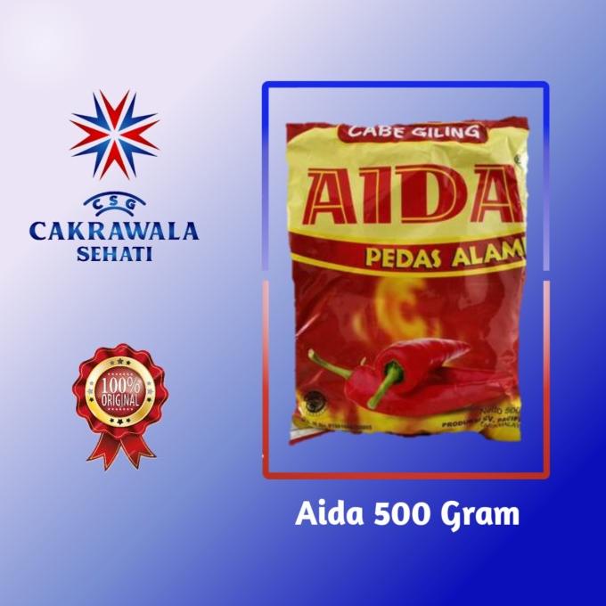 

:=:=:=:=] Bubuk Cabe Giling Aida 500gr