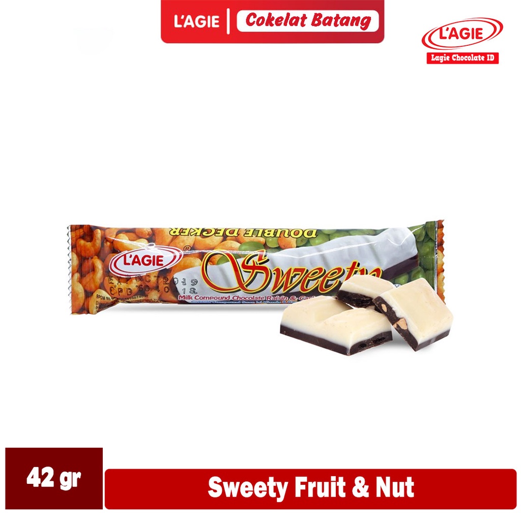 

LAGIE SWEETY FRUIT & NUT 42GRAM