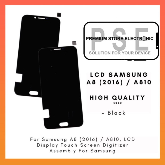 LCD Samsung A8 A810 2016 OLED Fullset Touchscreen Garansi 1 Bulan