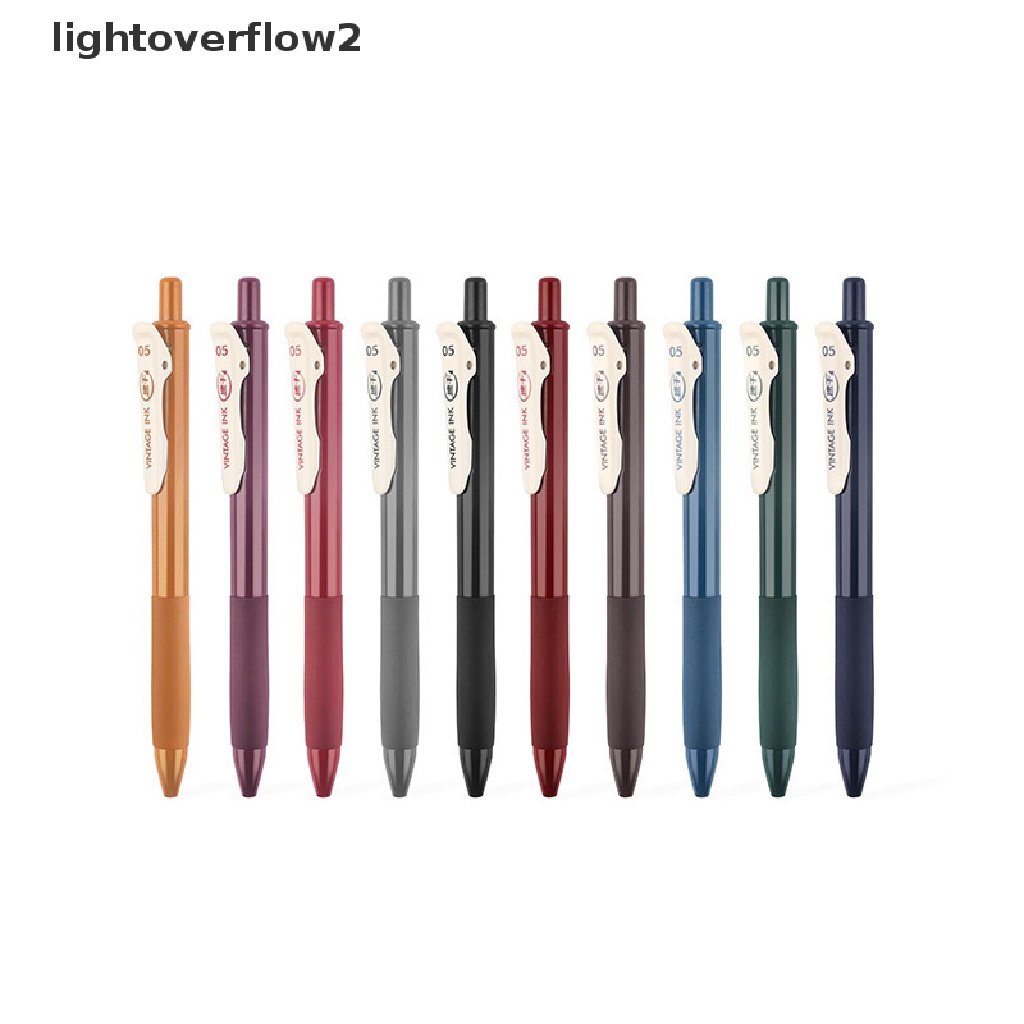 (lightoverflow2) 1pc Pen Gel Tinta Refill 0.5mm Tahan Lama