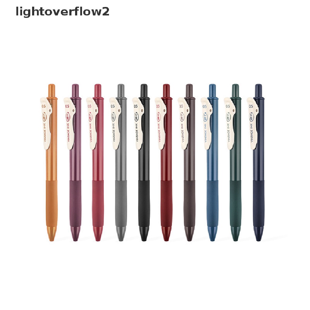 (lightoverflow2) 1pc Pen Gel Tinta Refill 0.5mm Tahan Lama