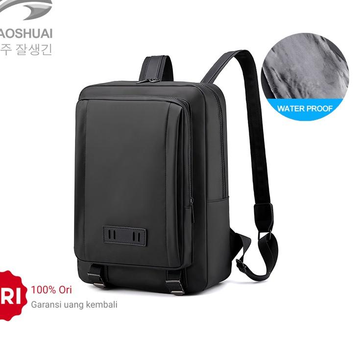 Ready Tas Ransel Pria HAOSHUAI 3406 Tas Laptop Pria Waterproof WATCHKITE BAEOS