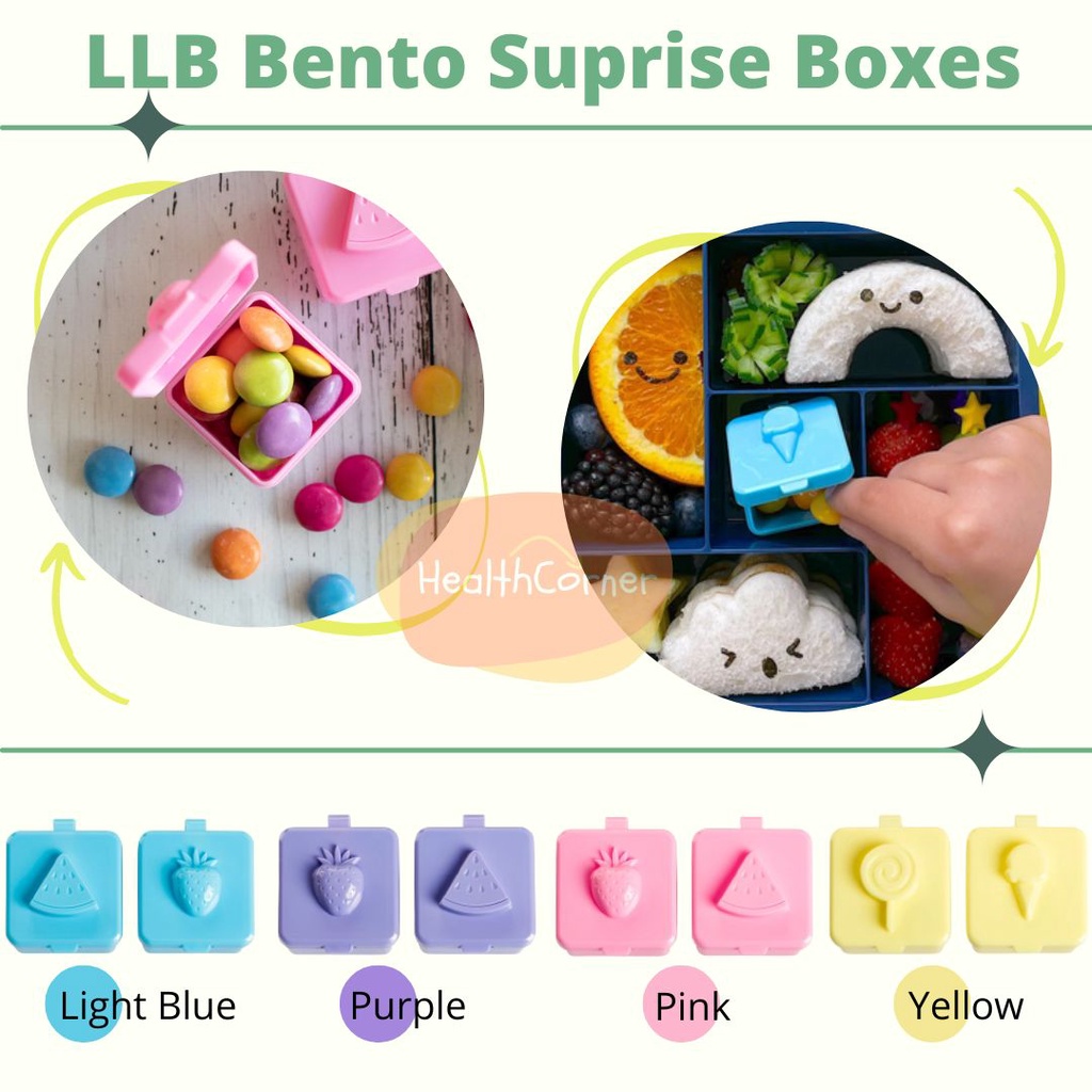 Little Lunch Box Bento Surprise Boxes isi 2 pcs LLB Snack Cup Bento Containers Cups