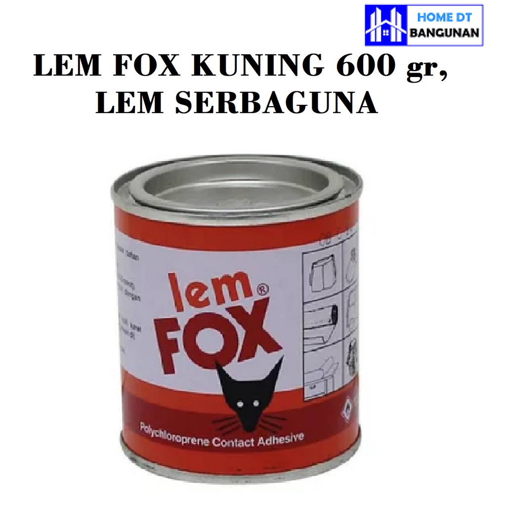 

Lem Kuning Fox 600 gr/lem serbaguna, lem sandal, lem sepatu, lem karpet, lem multifungsi