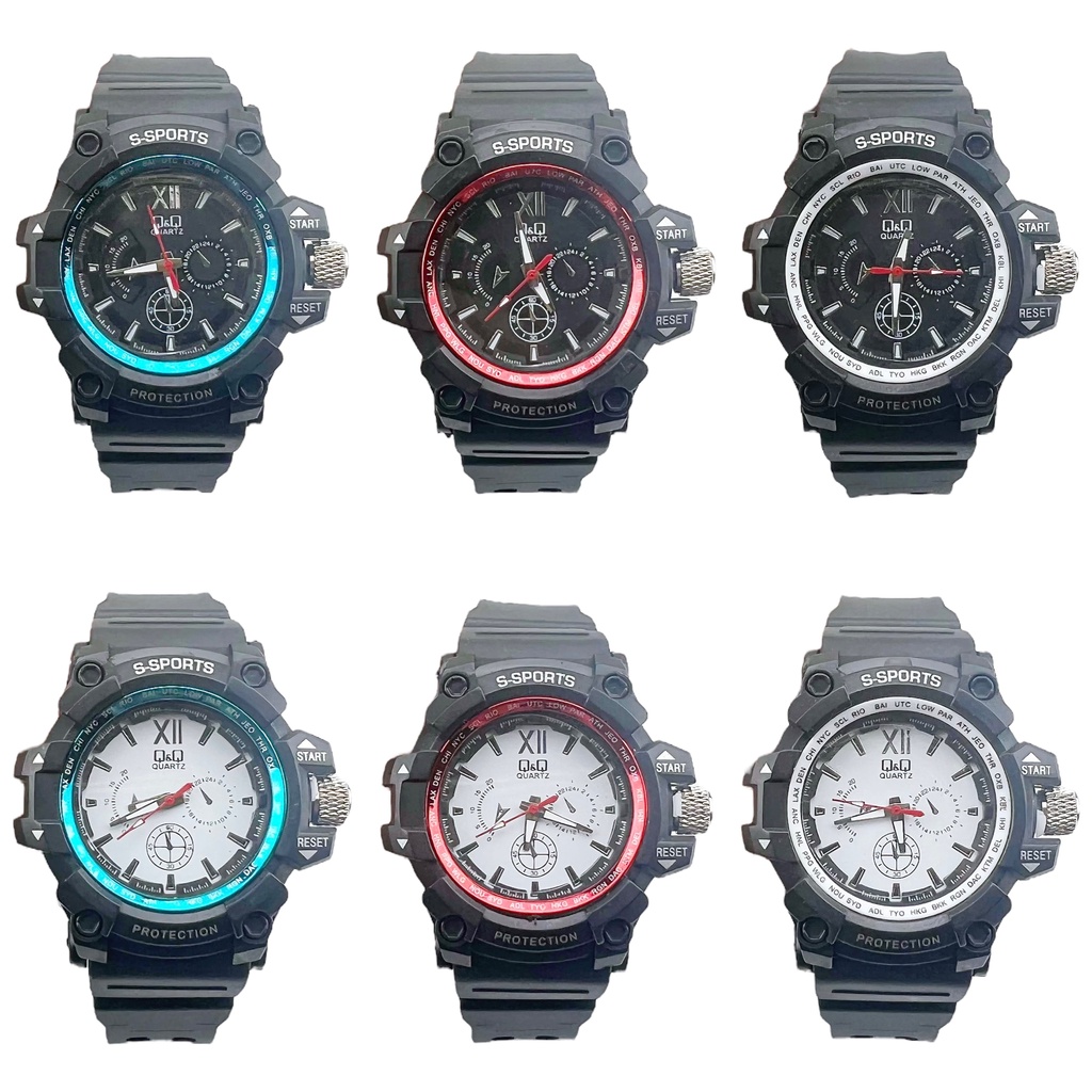 COD✅ Jam Tangan Wanita Sport Jarum Rubber Watch Analog Quartz Remaja Mode Harga Grosir   S1246