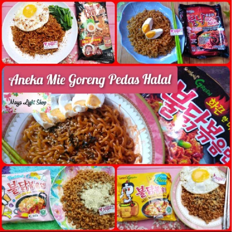 

Samyang paldo bulnak boncabe mie goreng pedas hot ramen ramyun noodle halal enak promo