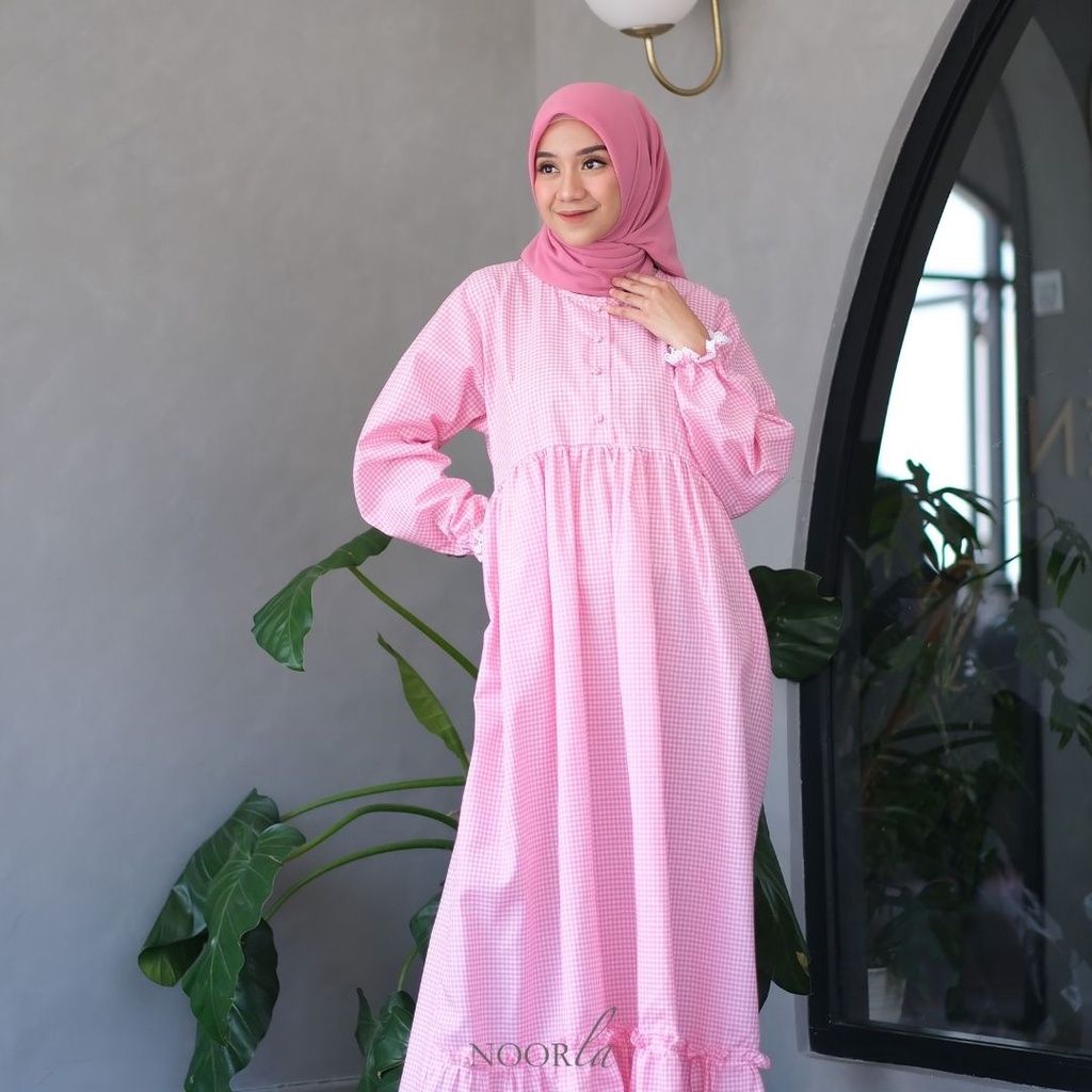 NOORLA - MILA GAMIS  KOTAK SET HIJAB / MAXI DRESS ONE SET