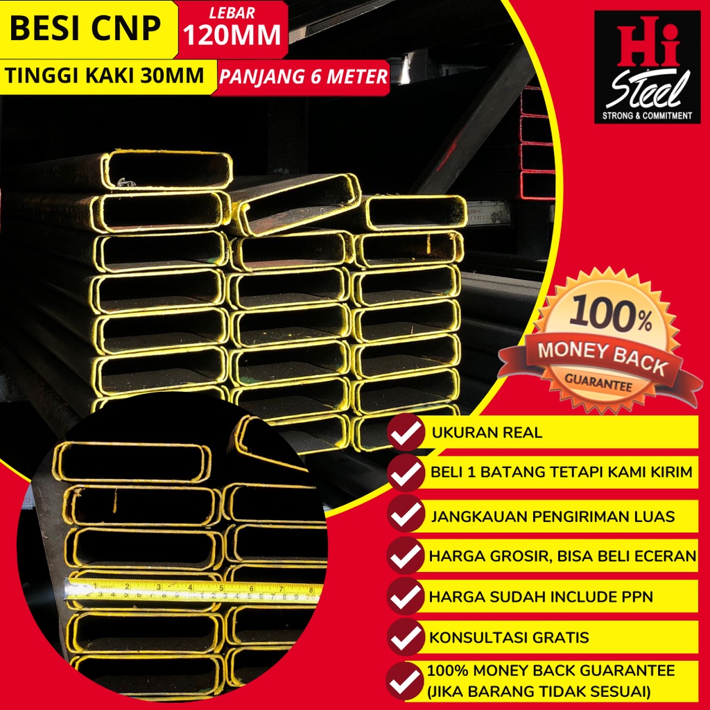 Besi CNP 125 X 35 X 1.60mm
