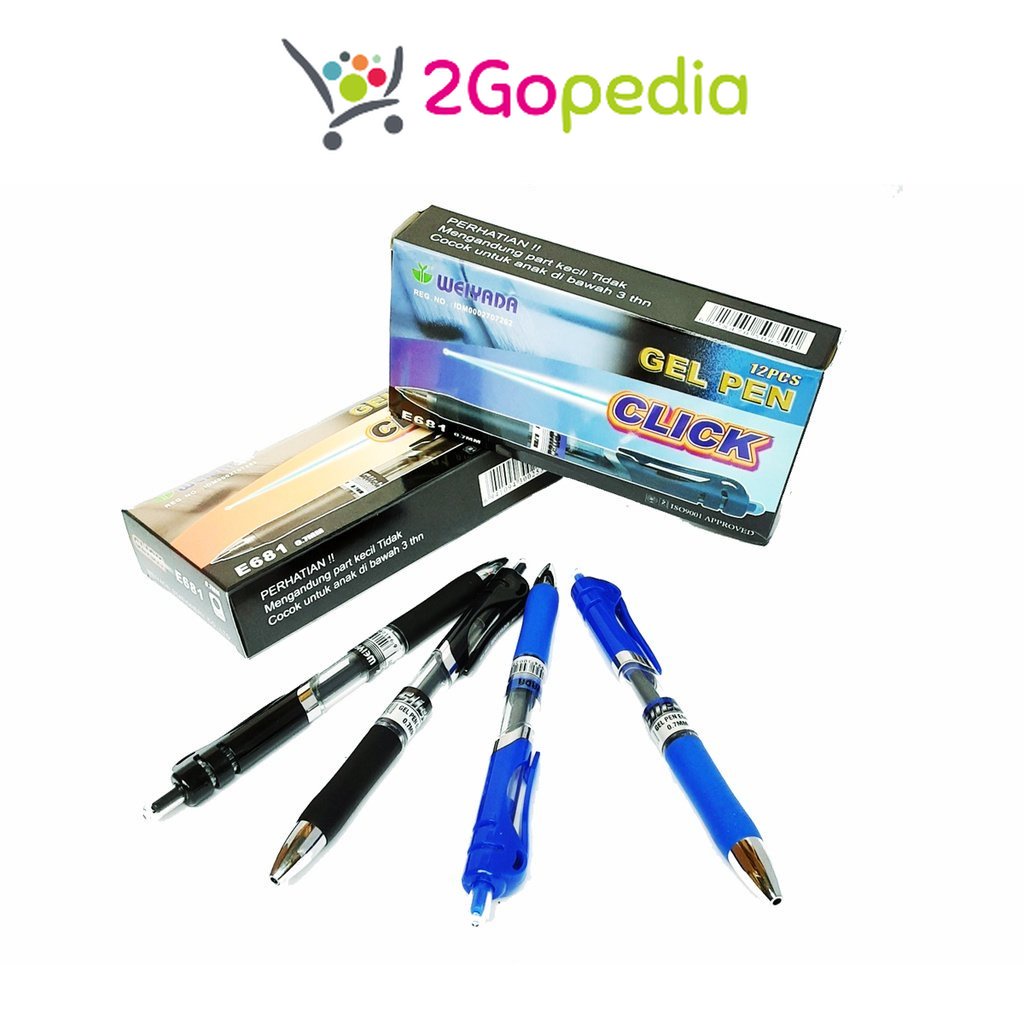 

Pulpen Gel Weiyada E681 0.7mm Grosir Murah Atk