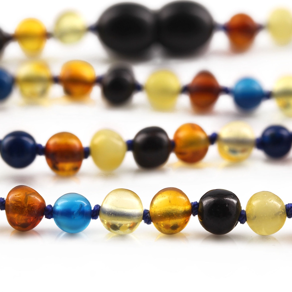 AGL34 Kalung dan Gelang Amber Tumbuh Gigi Bayi By Carlis Baby