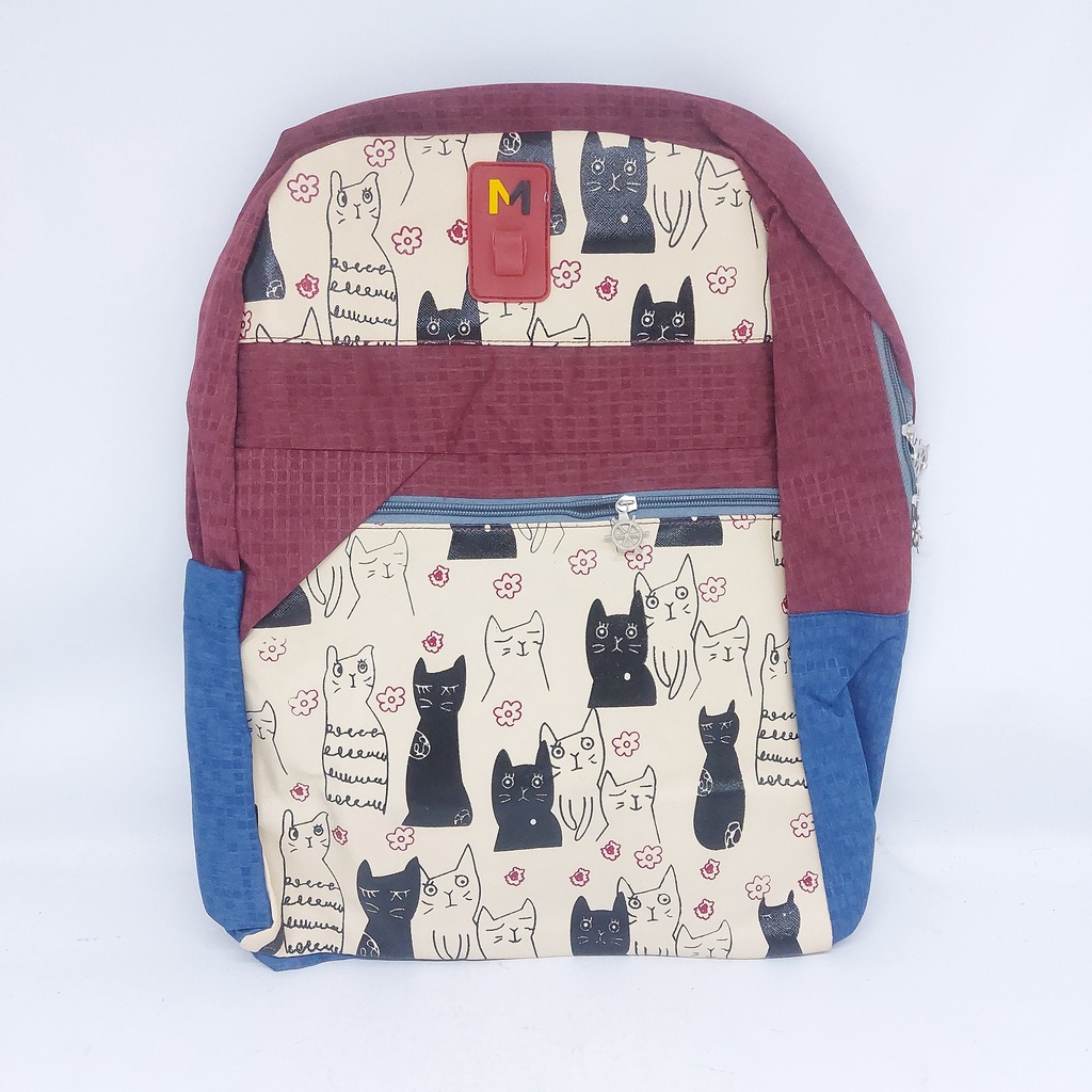 Tas Sekolah Motif ANIMASI MURAH / Ransel Sekolah MURAH / Tas Anak Cewek Sekolah SD SMP SMA MURAH BERKUALITAS / Ransel Anak Perempuan SD SMP SMA / Tas Sekolah Perempuan SD SMP SMA Motif Animasi KUCING PANDA ABSTRACT / Ransel Laptop Sekolah Cewek MURAH BARU