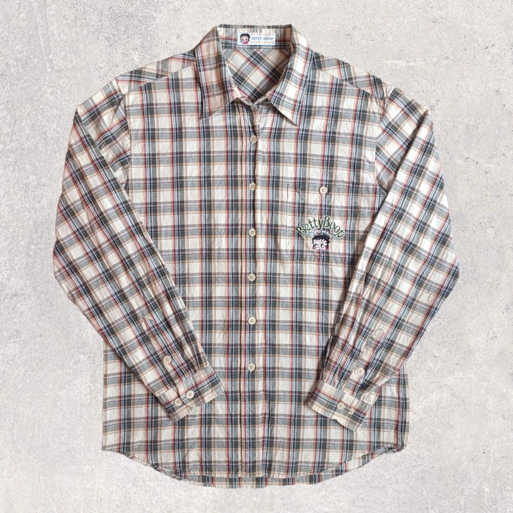 KEMEJA BETTY BOOP SHIRT SECOND ORIGINAL