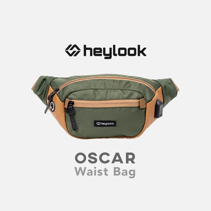 TAS SELEMPANG PRIA WAIST BAG NYLON OSCAR PRIA WAIST BAG DISTRO HEYLOOK