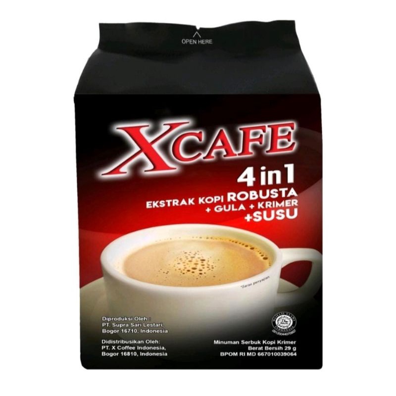 

Kopi Instant XCAFE 4in1 1 Pack / Kopi Instant Premium