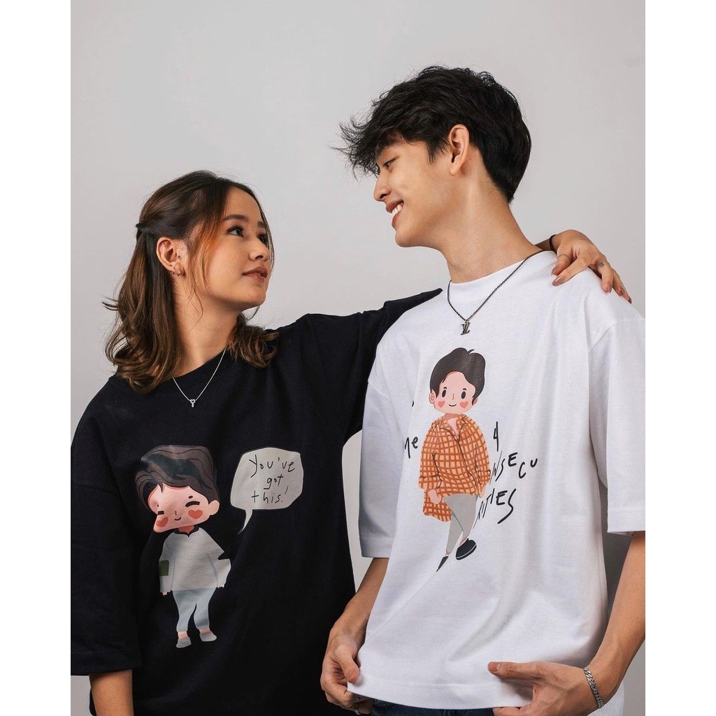 TSHIRT UNISEX OVERSIZE HUMAN COUPLE KOREAN /// TSHIRT UNISEX SIZE M TO XL COTTON COMBAD PREMIUM KEKINIAN TERBARU''