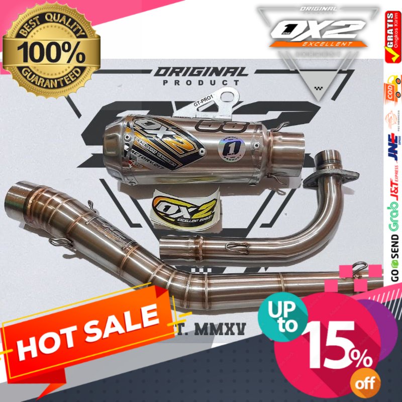 Knalpot Bebek GTX  Bebek RBT OX2 Racing